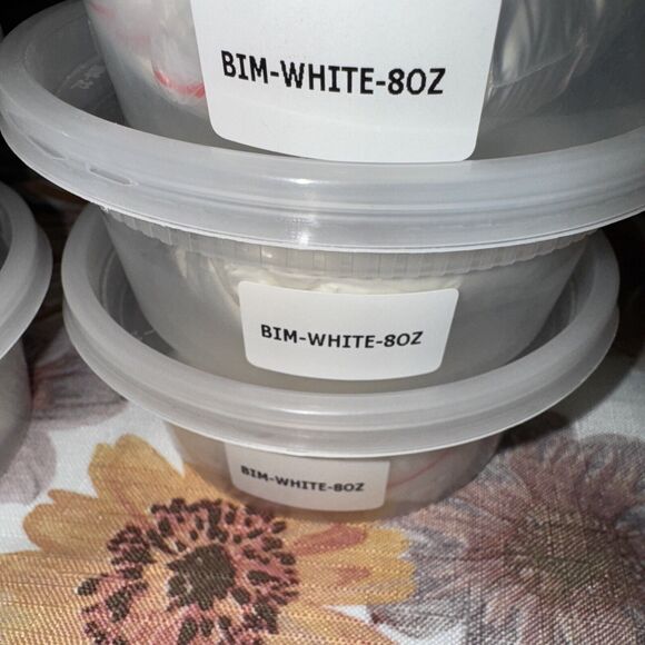 7 8 Oz Tubs Mosaic Mortar Grout BIM White X3 Pewter X2 Butter X2 All New Sealed - Picture 3 of 9